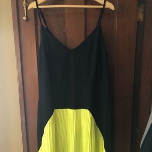 City Chic Black and Neon Dress